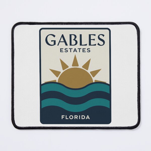 Item preview, Gables Estates Florida - Beach Sign designed and sold by TheOldMittenIllustrated.