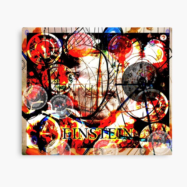 Albert Einstein Impression sur toile