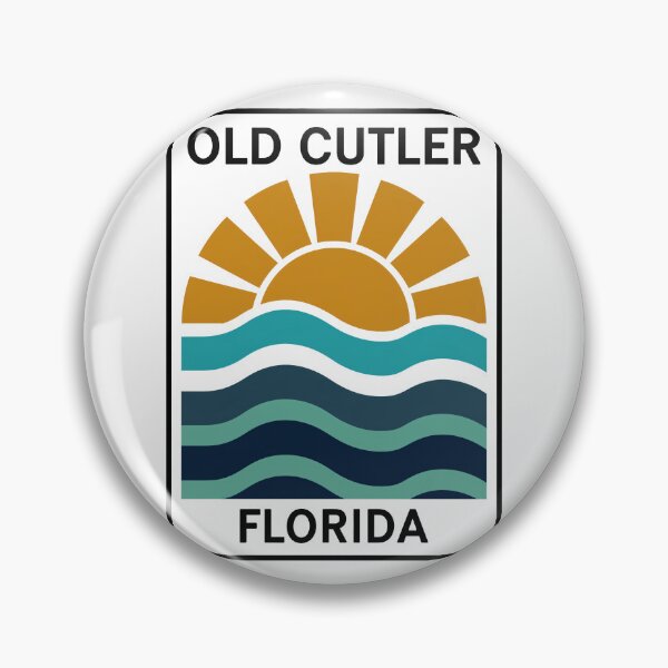 Item preview, Old Cutler Florida - Beach Sign designed and sold by TheOldMittenIllustrated.