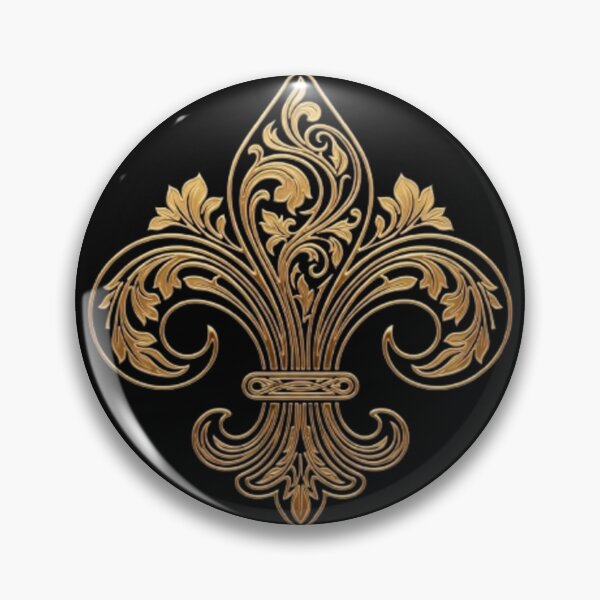 Item preview, Fleur De Lys Decorative Ornamental French Heraldic Emblem designed and sold by ProjectNoah.