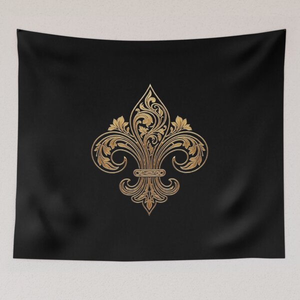 Item preview, Fleur De Lys Decorative Ornamental French Heraldic Emblem designed and sold by ProjectNoah.