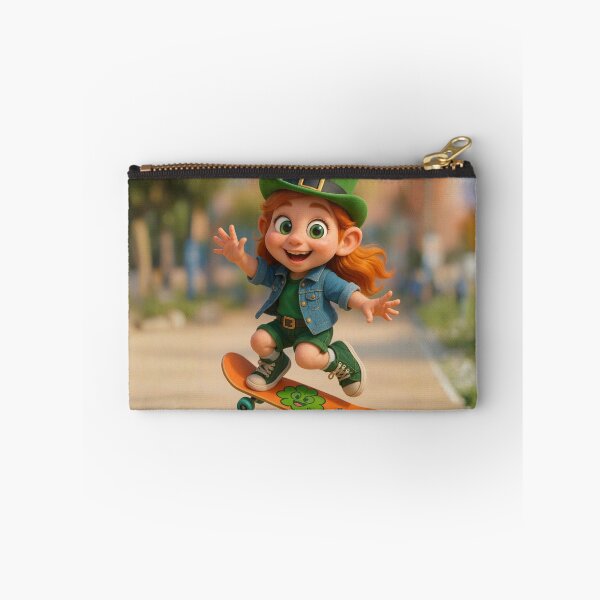 Item preview, Skater Leprechaun Girl designed and sold by Sillytoe.