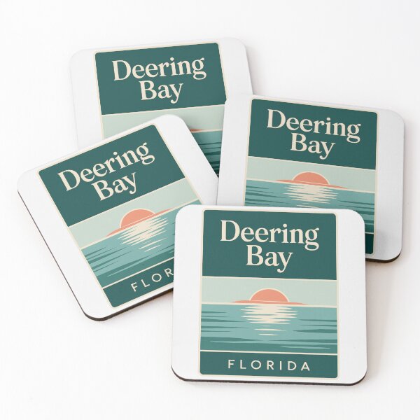 Item preview, Deering Bay Florida - Beach Sign designed and sold by TheOldMittenIllustrated.