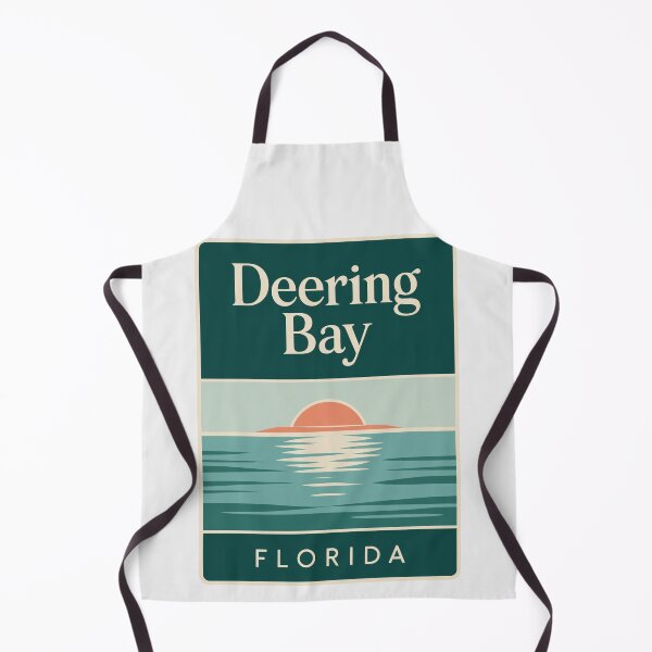 Item preview, Deering Bay Florida - Beach Sign designed and sold by TheOldMittenIllustrated.