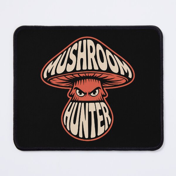Item preview, Mushroom Hunter - orange and black bold design nature lover gift designed and sold by Fantasy Cache.