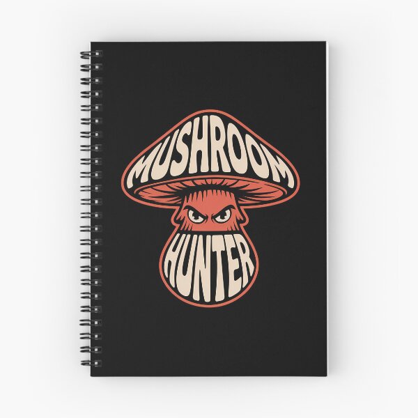 Item preview, Mushroom Hunter - orange and black bold design nature lover gift designed and sold by Fantasy Cache.