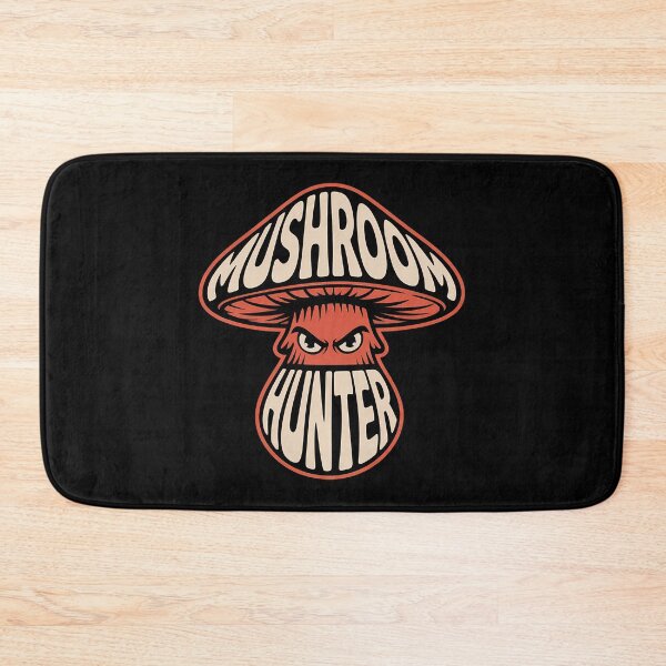 Item preview, Mushroom Hunter - orange and black bold design nature lover gift designed and sold by Fantasy Cache.