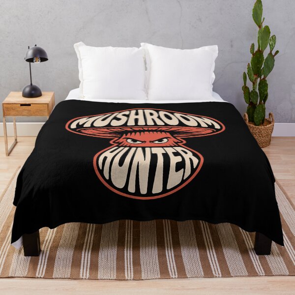 Item preview, Mushroom Hunter - orange and black bold design nature lover gift designed and sold by Fantasy Cache.