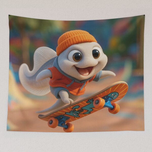 Item preview, Skater Leptocephalus Fish designed and sold by Sillytoe.