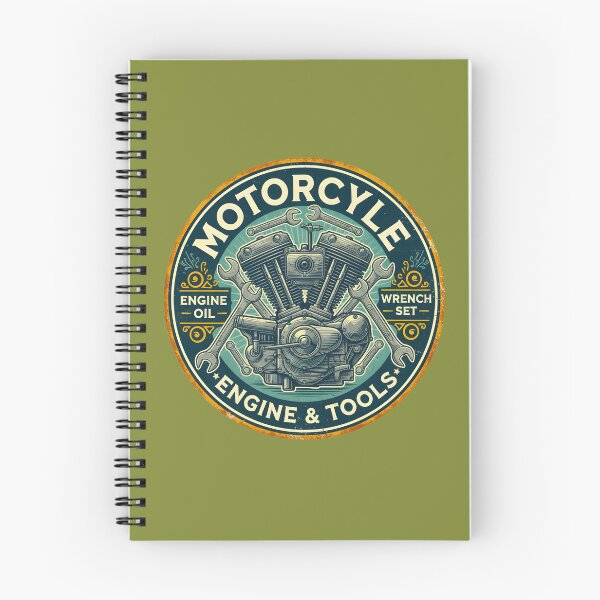 Item preview, AN OLD ROUND TIN SIGN WITH MOTOR AND WRENCHES designed and sold by infinitearte.