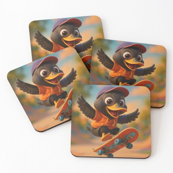 Item preview, Skater Lesser Scaup Duck designed and sold by Sillytoe.