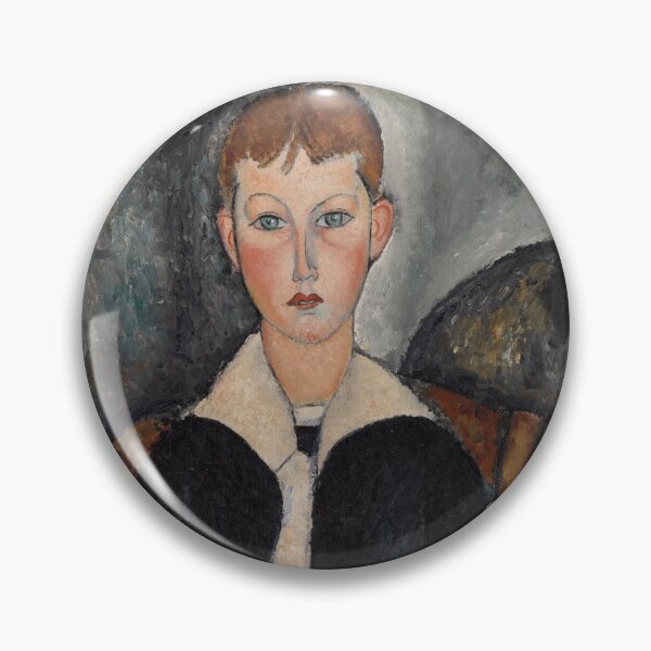 Item preview, Boy in Sailor Suit by Amedeo Modigliani: École de Paris Portrait Print designed and sold by artofuniverse.