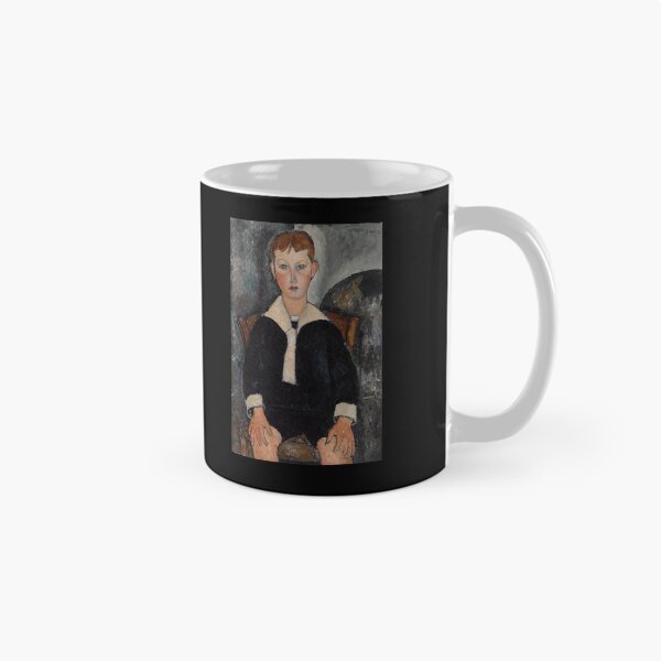 Item preview, Boy in Sailor Suit by Amedeo Modigliani: École de Paris Portrait Print designed and sold by artofuniverse.