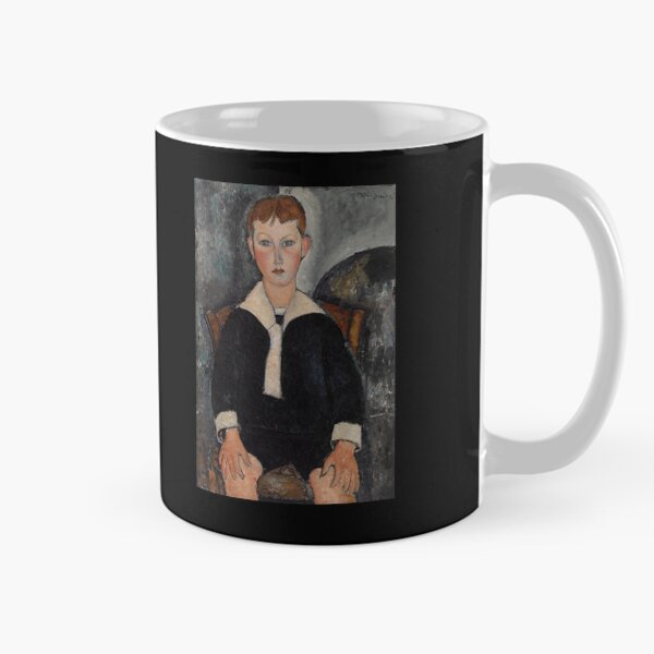 Item preview, Boy in Sailor Suit by Amedeo Modigliani: École de Paris Portrait Print designed and sold by artofuniverse.