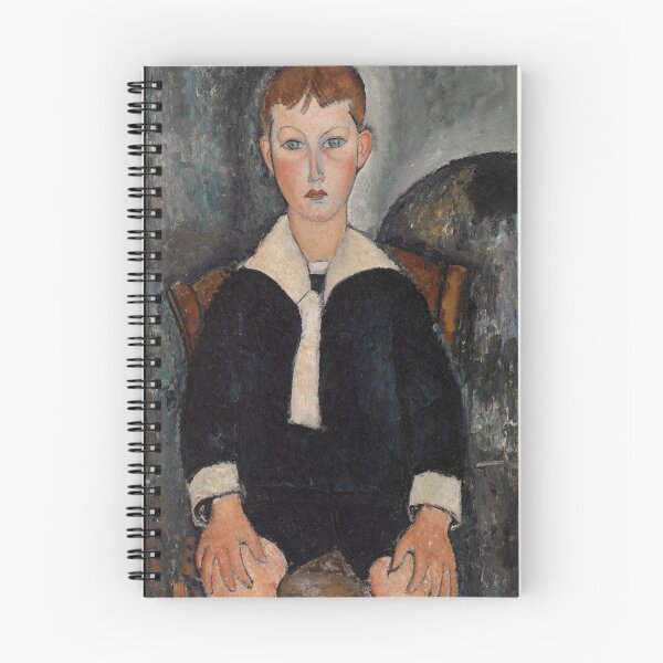 Item preview, Boy in Sailor Suit by Amedeo Modigliani: École de Paris Portrait Print designed and sold by artofuniverse.