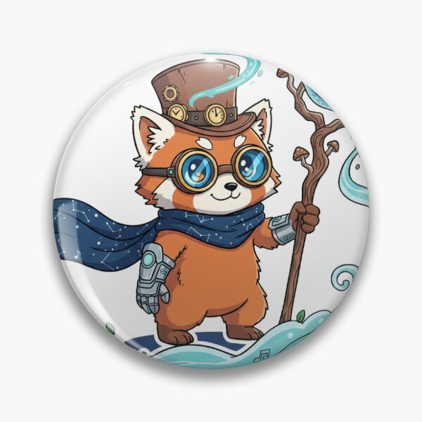 Item preview, Steampunk Fox Magic Wizard designed and sold by KusshiArts.