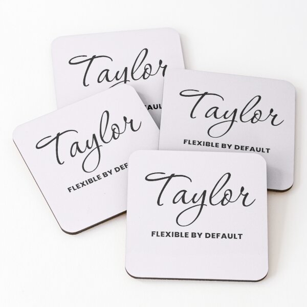 Item preview, Named Into It – ✨TAYLOR✨ Flexible by Default designed and sold by WheelieGdArt.
