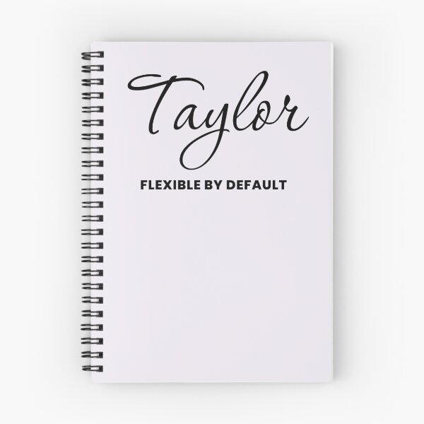 Item preview, Named Into It – ✨TAYLOR✨ Flexible by Default designed and sold by WheelieGdArt.