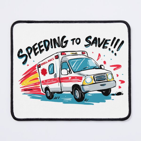 Item preview, Artistic Ambulance in Motion - Speeding to Save !!! designed and sold by MartynaKanik.