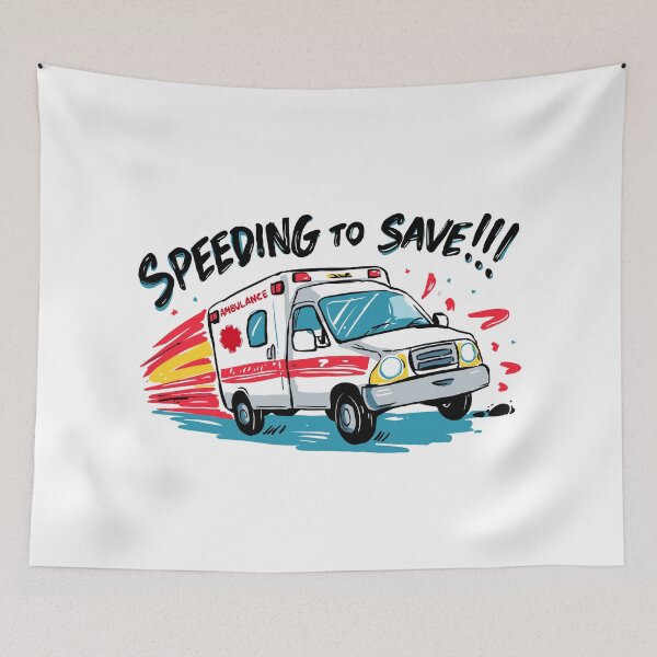 Item preview, Artistic Ambulance in Motion - Speeding to Save !!! designed and sold by MartynaKanik.