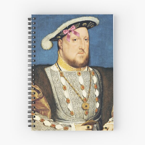 Item preview, Coquette Henry VIII - Holbein Tudor Art Parody with Pink Bow designed and sold by Open Canvas.