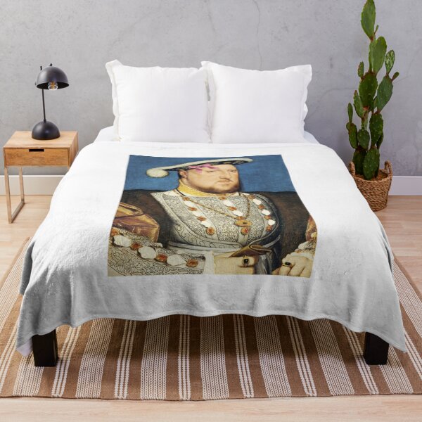Item preview, Coquette Henry VIII - Holbein Tudor Art Parody with Pink Bow designed and sold by Open Canvas.
