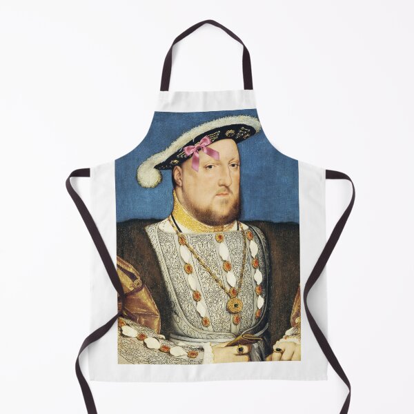Item preview, Coquette Henry VIII - Holbein Tudor Art Parody with Pink Bow designed and sold by Open Canvas.