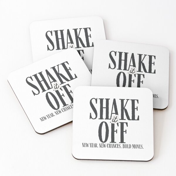 Item preview, Shake It Off | Bold New Year Motivation Quote designed and sold by HAPPICHEST.
