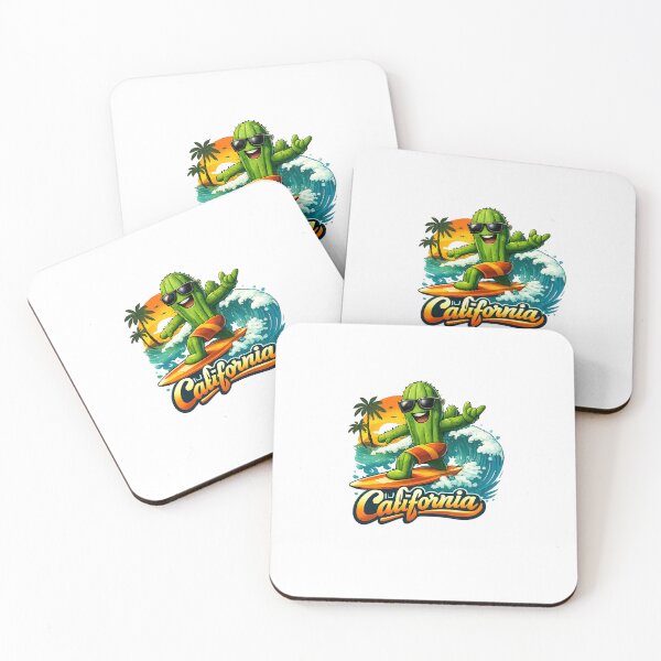Item preview, Surfer cactus under the California sun designed and sold by Taoufik79-shop.