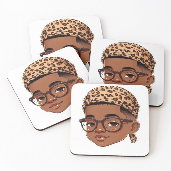 Item preview, Cool Black Boy Cheetah Print Beanie Streetwear designed and sold by GrumpySableye.