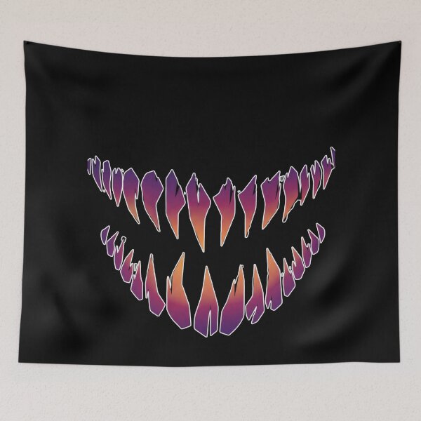 Item preview, Neon Gradient Monster Teeth - Evil Grin designed and sold by Cust-tshirts.