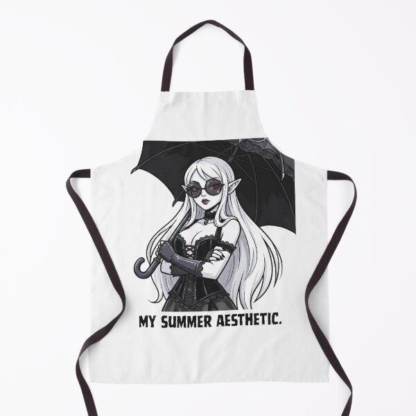 Item preview, My Summer Aesthetic: Goth Vampire Girl with Umbrella designed and sold by SkinnyFlatWhite.