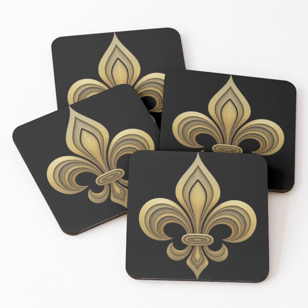Item preview, Fleur De Lys Abstract Ornamental Contemporary French Fusion Symbol designed and sold by ProjectNoah.