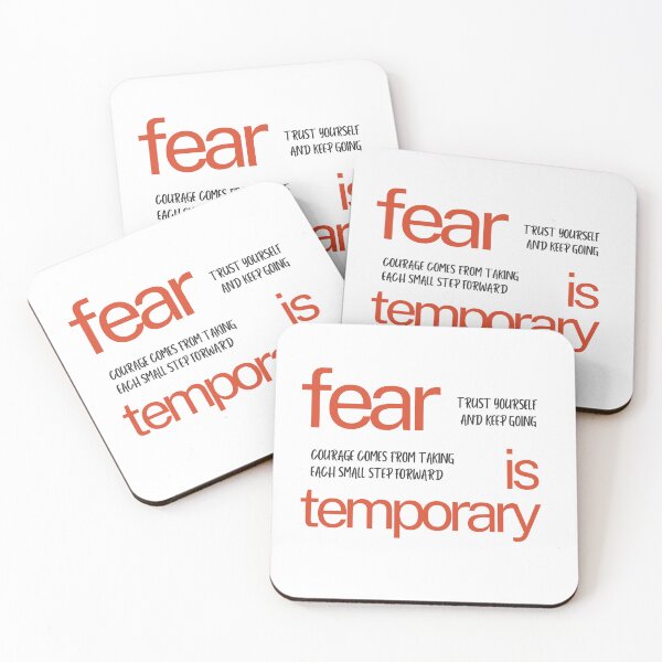 Item preview, Fearless Courage | “Fear is Temporary, Courage is Forever” designed and sold by HAPPICHEST.