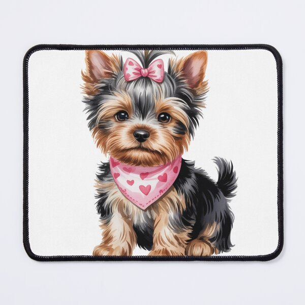 Item preview, Yorkie Pup Yorkshire Terrier Valentine's Day designed and sold by Bichon Boutique.