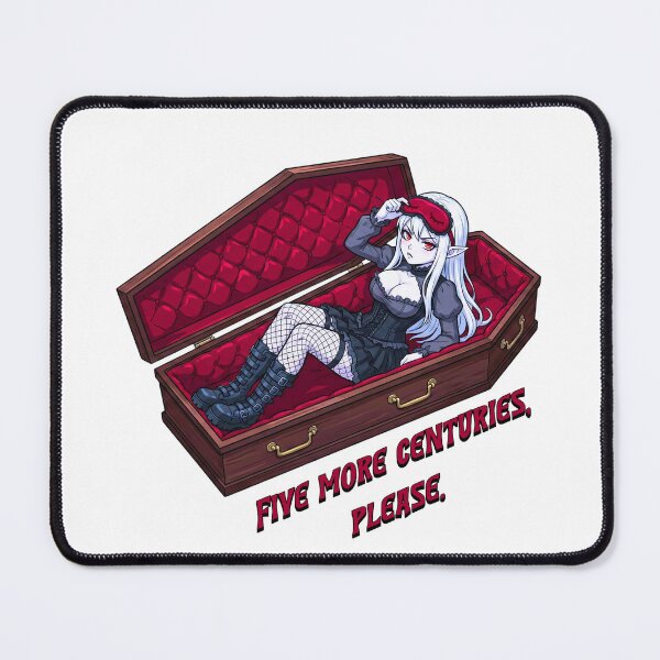 Item preview, Five More Centuries Please: Sleeping Vampire in Coffin designed and sold by SkinnyFlatWhite.
