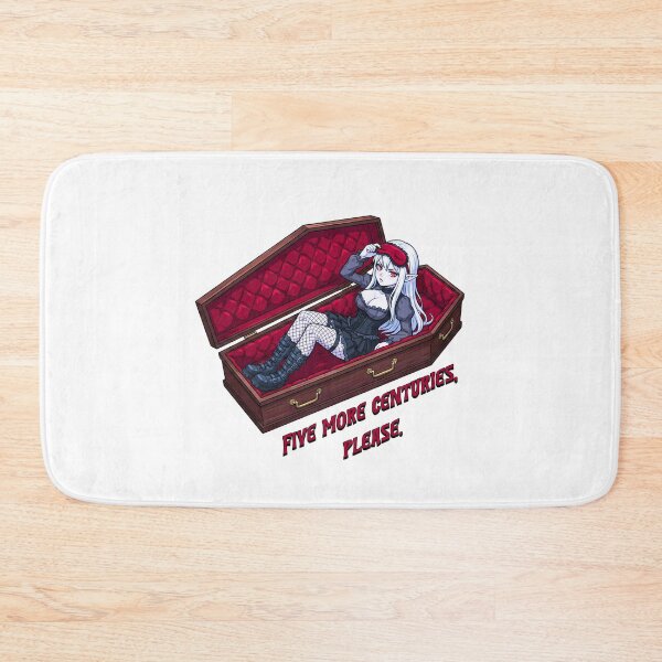 Item preview, Five More Centuries Please: Sleeping Vampire in Coffin designed and sold by SkinnyFlatWhite.