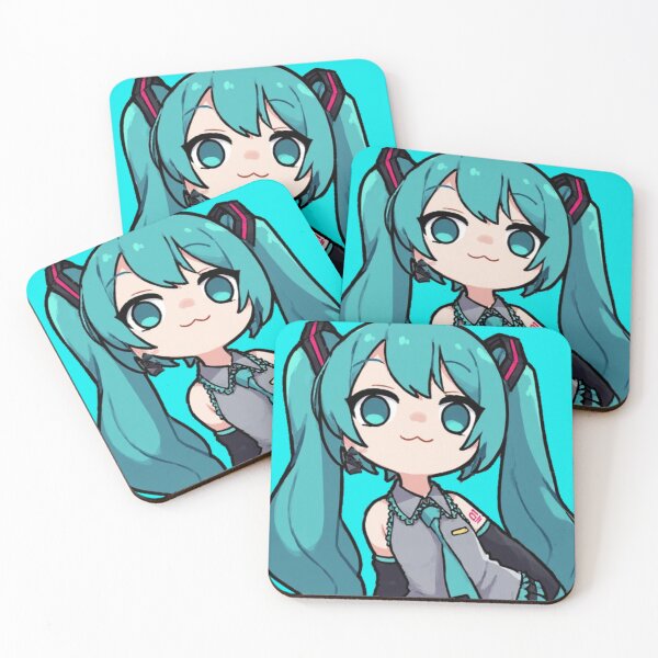 Item preview, Super Kawaii Chibi Miku - Tiny Digital Idol Art designed and sold by Jimakmo.