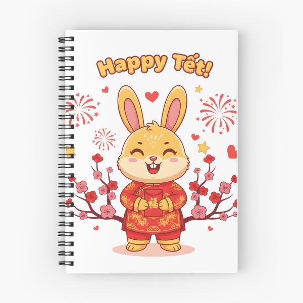 Item preview, Happy Tết 2026 Vietnamese New Year – Cute Lunar New Year Design designed and sold by PrintDelightsDJ.