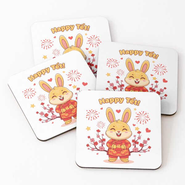 Item preview, Happy Tết 2026 Vietnamese New Year – Cute Lunar New Year Design designed and sold by PrintDelightsDJ.