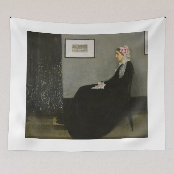 Item preview, Coquette Whistler's Mother - Whistler Art Parody with Pink Bow designed and sold by Open Canvas.