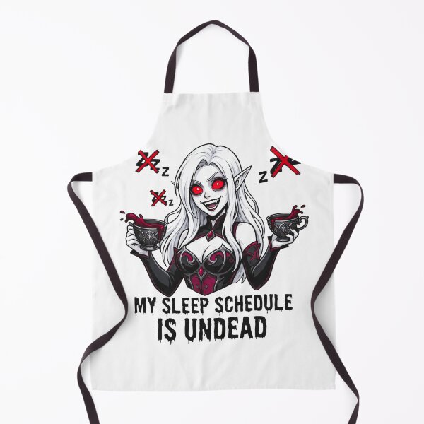 Item preview, My Sleep Schedule Is Undead: Caffeinated Vampire designed and sold by SkinnyFlatWhite.