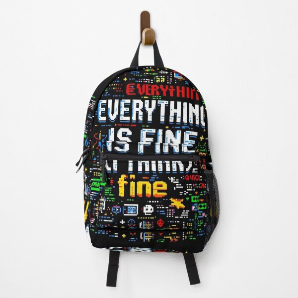 Item preview, Everything Is Fine (I Think) - Retro Glitch Pixel Art designed and sold by casualnature.