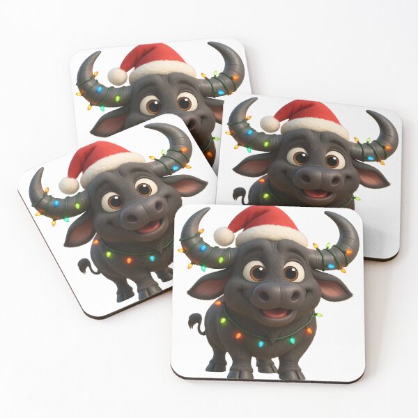 Item preview, Christmas Water Buffalo designed and sold by Sillytoe.
