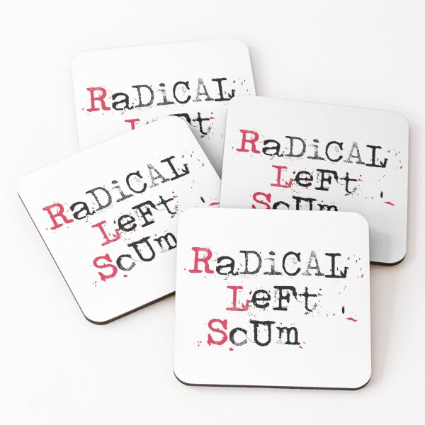 Item preview, Radical Left Scum RLS designed and sold by SeeEmKayArt.