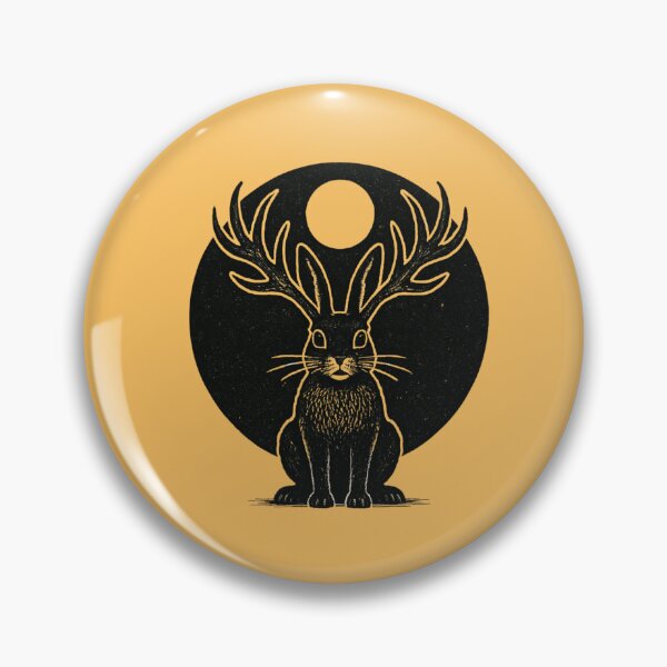 Item preview, Jackalope Under the Moon designed and sold by CryptidOutfittersCo.