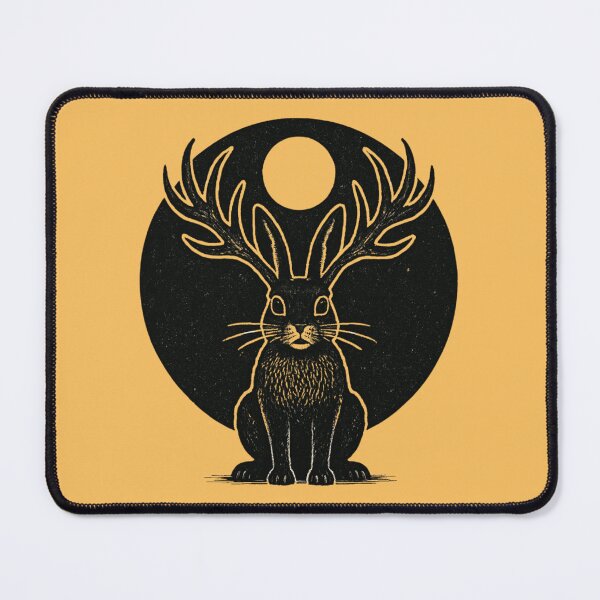 Item preview, Jackalope Under the Moon designed and sold by CryptidOutfittersCo.
