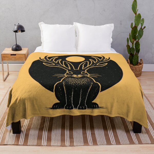 Item preview, Jackalope Under the Moon designed and sold by CryptidOutfittersCo.