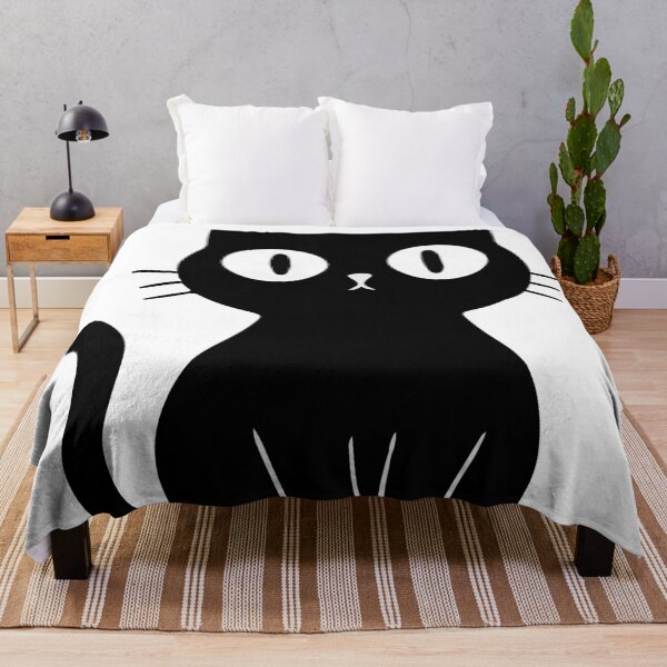 Artikelvorschau, Minimalistische Kawaii-Schwarze Katze – Niedlicher Void-Cat-Kunstaufkleber entworfen und verkauft von Cynthia8a.