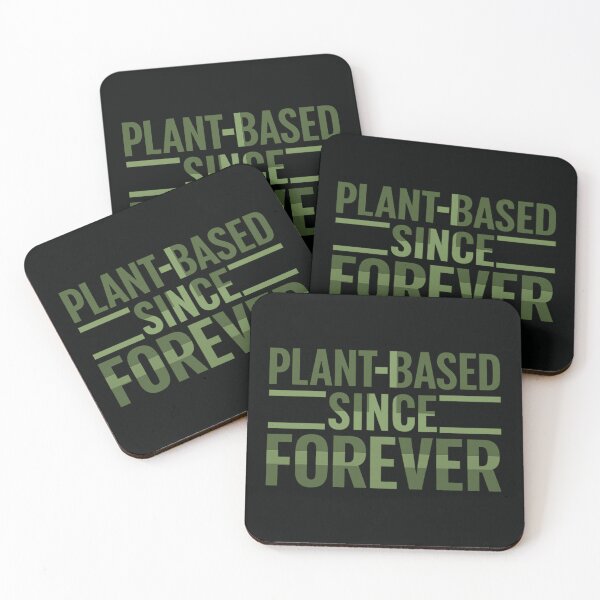Item preview, Plant-Based Since Forever – Vegan Typography Design designed and sold by @majovegana.